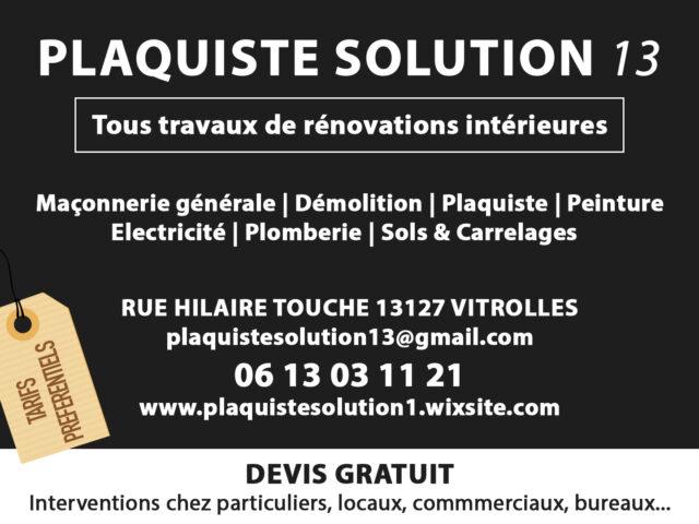 Plaquiste Solution 13